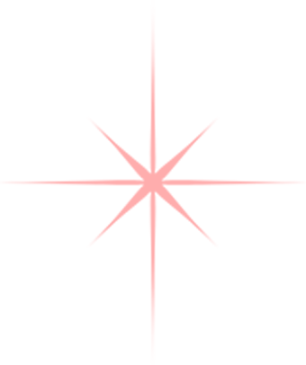 A pink star is in the middle of a green background.